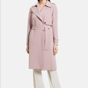NWT Theory raglan trench in Lilac size S